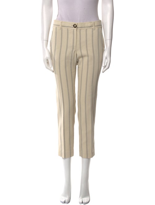 Tory Burch Striped Straight Leg Pants