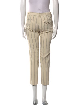 Tory Burch Striped Straight Leg Pants