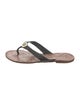 Tory Burch Leather Flip Flops