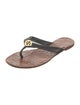 Tory Burch Leather Flip Flops