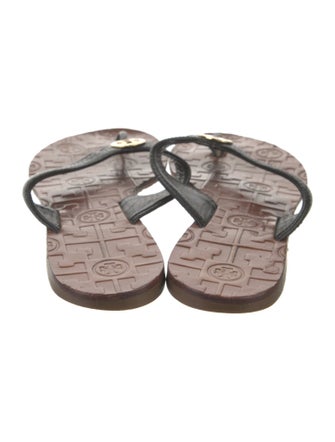 Tory Burch Leather Flip Flops