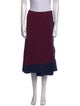 Tory Burch Striped Midi Length Skirt