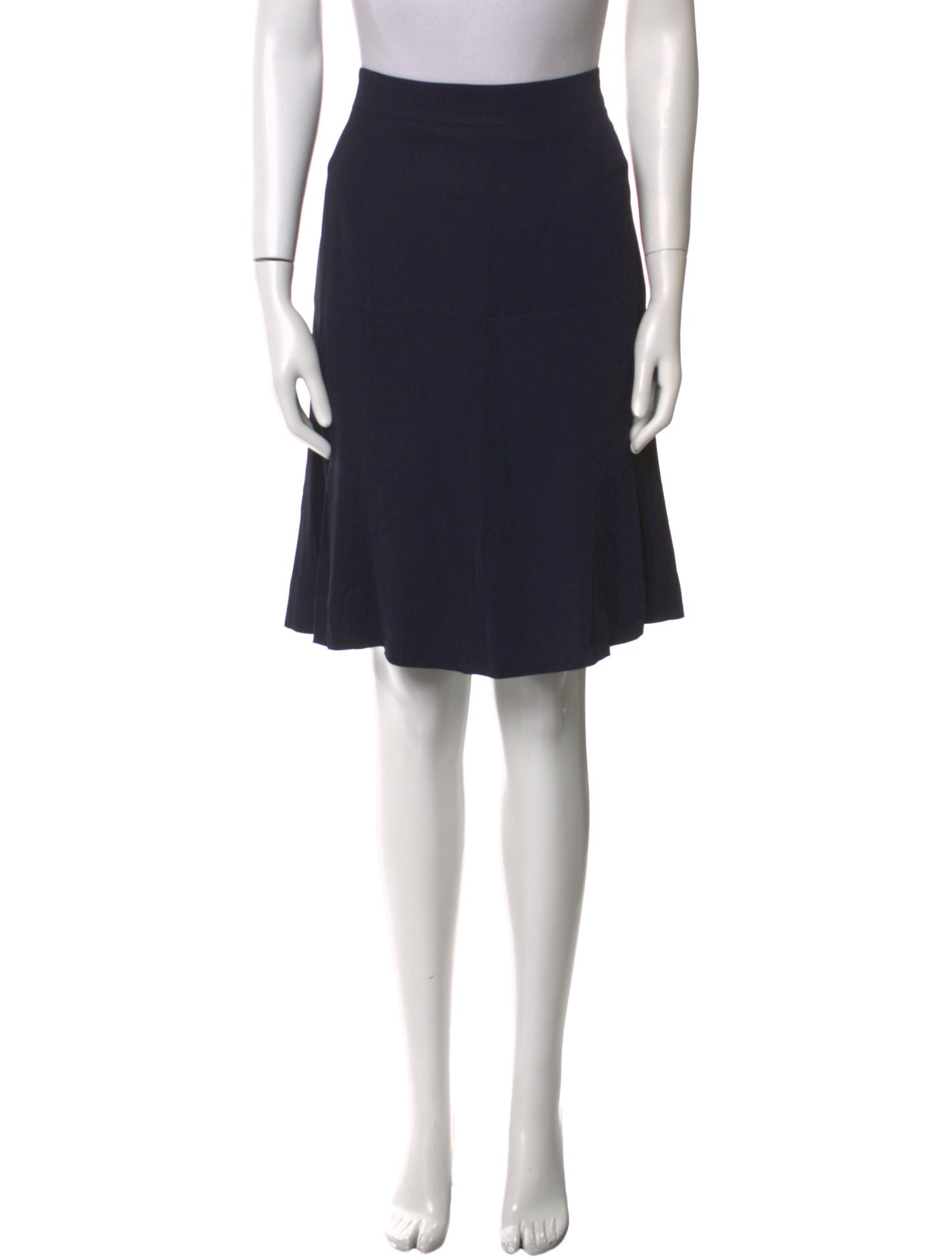 Tory Burch Pleated Accents Knee-Length Skirt
