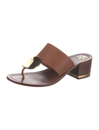 Tory Burch Leather Slides