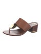 Tory Burch Leather Slides