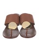 Tory Burch Leather Slides