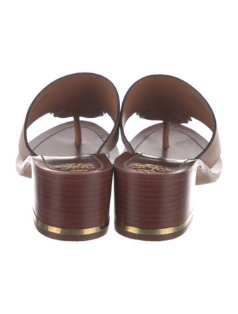 Tory Burch Leather Slides