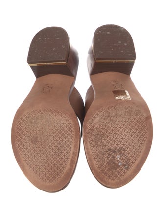 Tory Burch Leather Slides