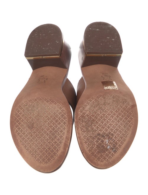 Tory Burch Leather Slides