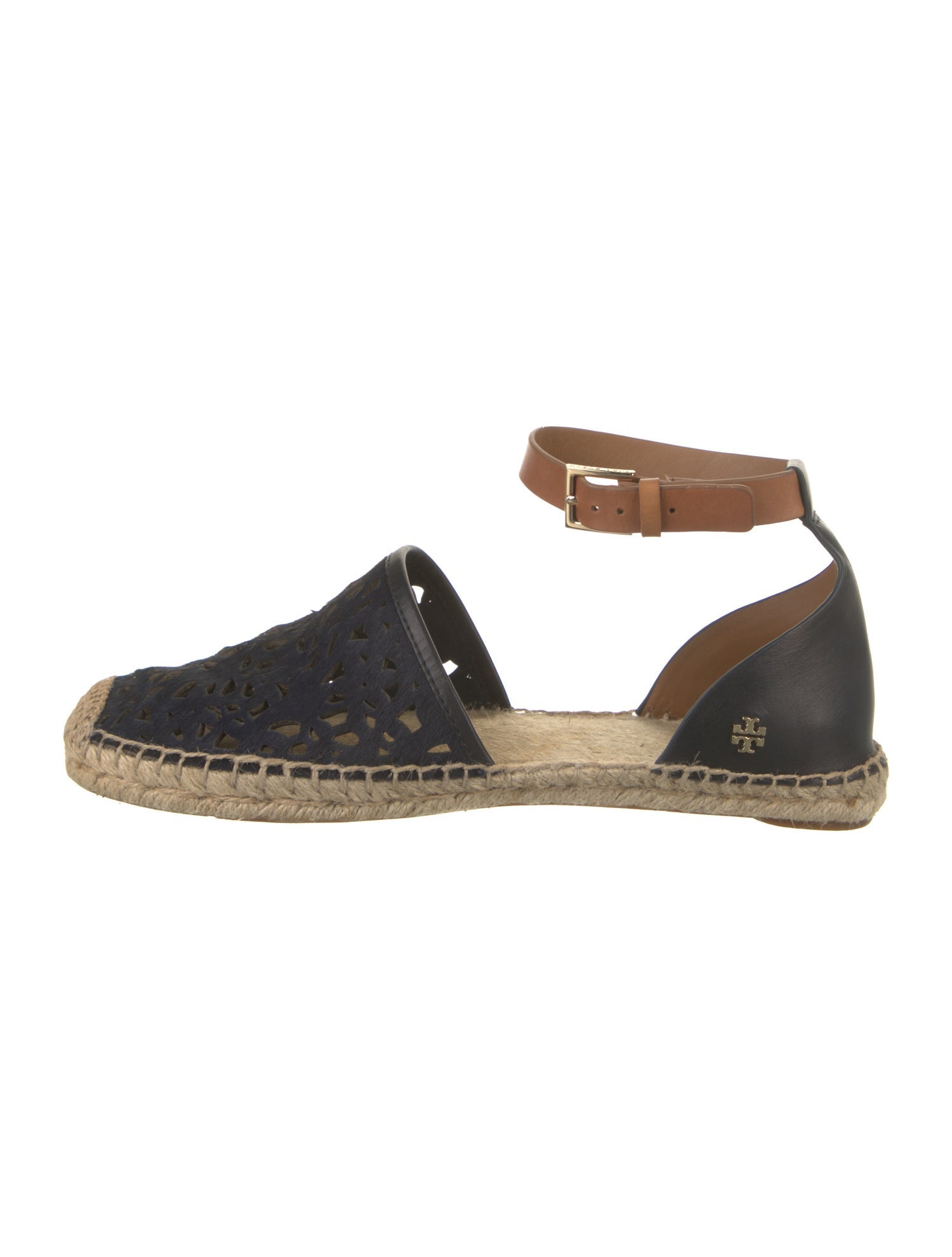Tory Burch Ponyhair Lace Pattern D'Orsay Flats
