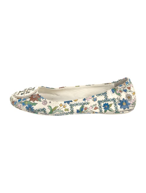 Tory Burch Leather Printed Ballet Flats