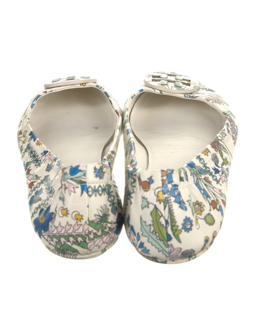 Tory Burch Leather Printed Ballet Flats