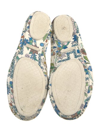 Tory Burch Leather Printed Ballet Flats