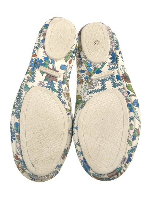 Tory Burch Leather Printed Ballet Flats