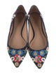 Tory Burch Suede Printed Flats