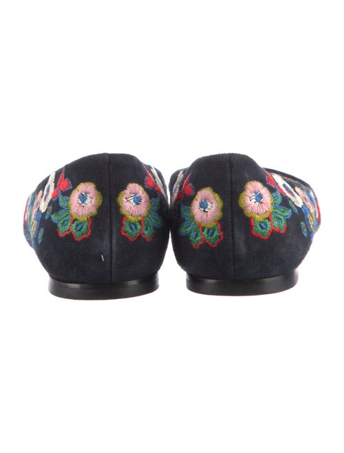 Tory Burch Suede Printed Flats