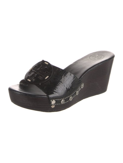 Tory Burch Patent Leather Slides