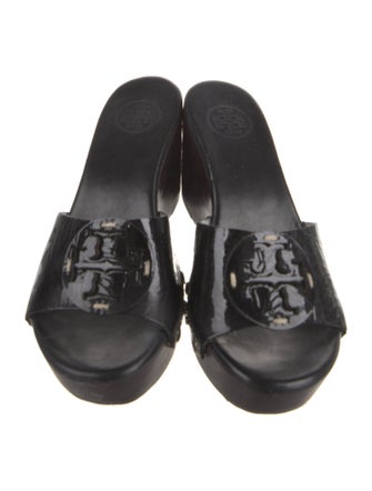 Tory Burch Patent Leather Slides