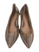 Tory Burch Leather Animal Print Ballet Flats