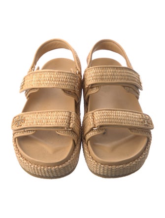 Tory Burch Raffia Espadrilles