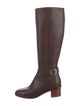 Tory Burch Leather Riding Boots