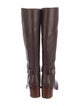 Tory Burch Leather Riding Boots