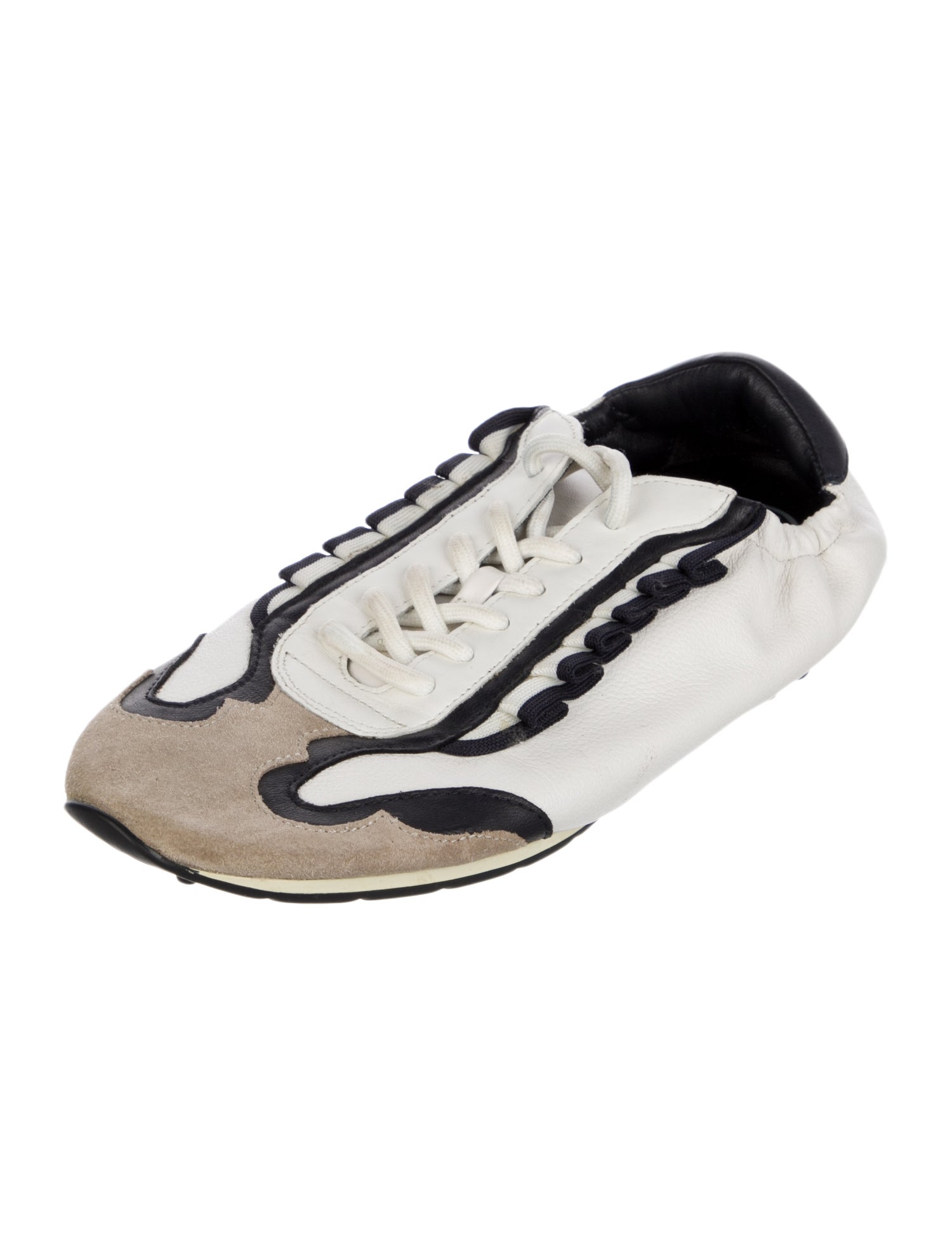 Tory Burch Leather Printed Sneakers