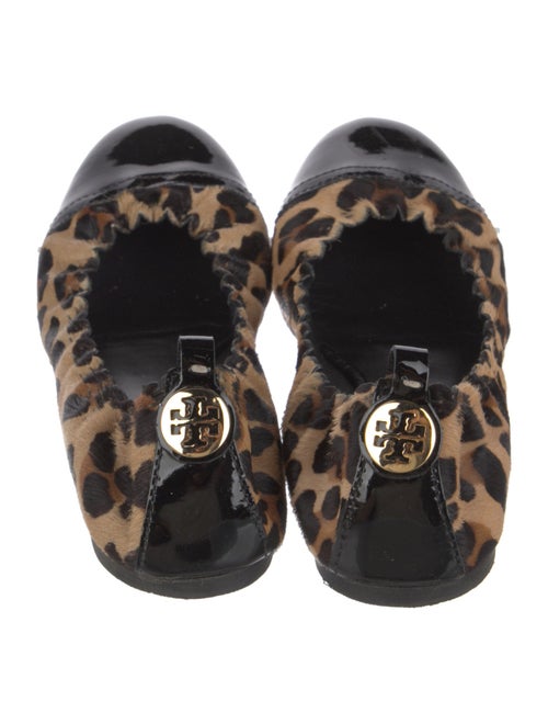 Tory Burch Ponyhair Animal Print Ballet Flats