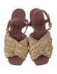 Tory Burch Raffia Slingback Sandals