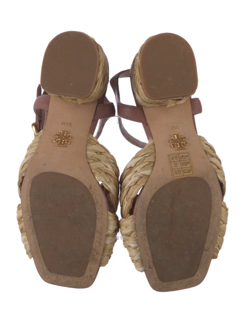 Tory Burch Raffia Slingback Sandals