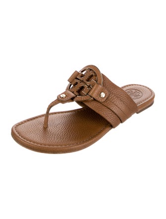 Tory Burch Leather Slides