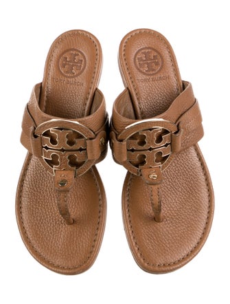 Tory Burch Leather Slides