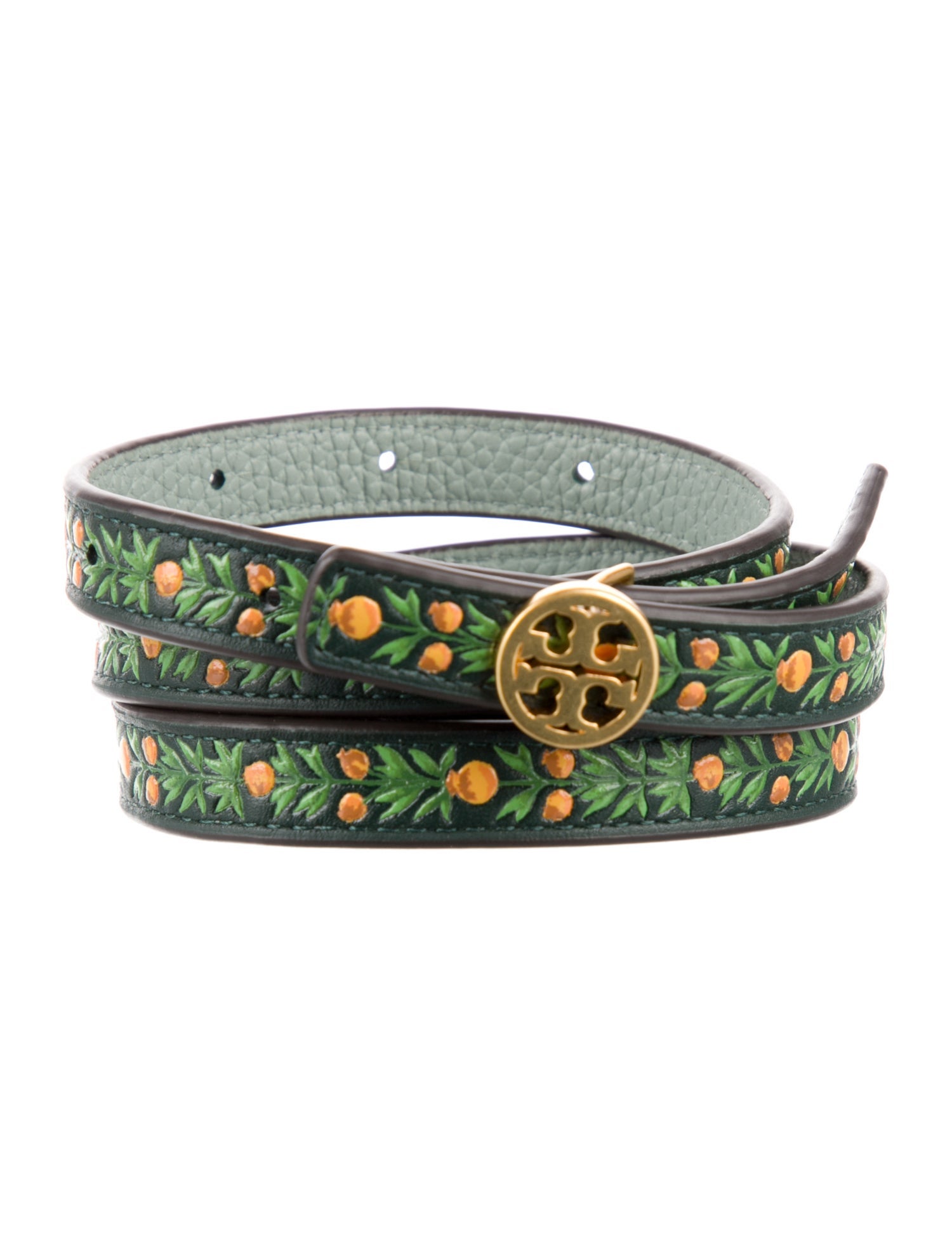 Tory Burch Skinny Leather Belt