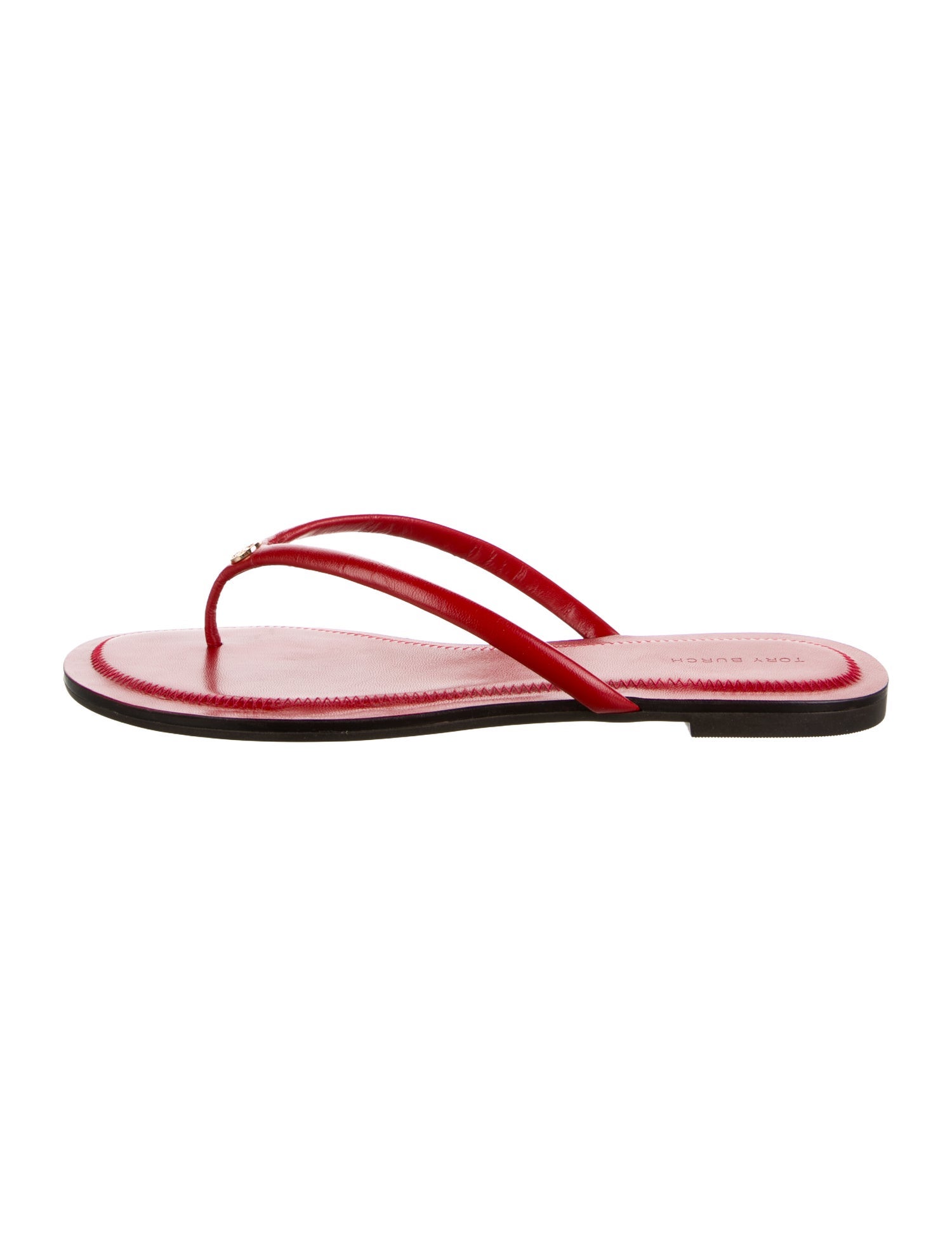Tory Burch Leather Flip Flops