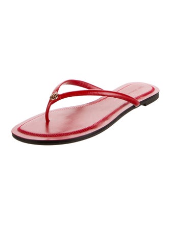 Tory Burch Leather Flip Flops
