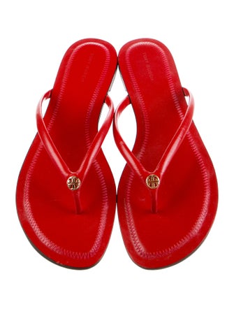 Tory Burch Leather Flip Flops