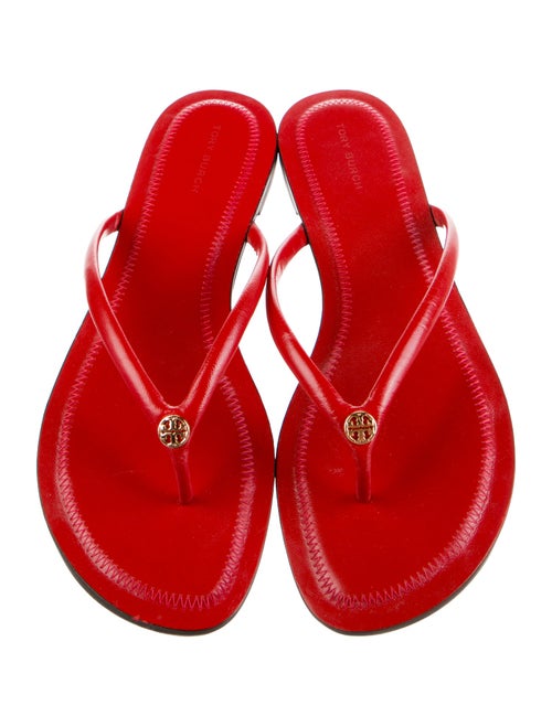Tory Burch Leather Flip Flops