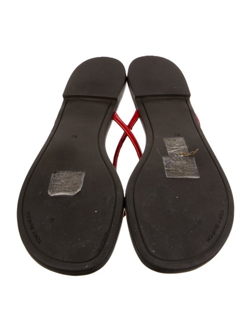 Tory Burch Leather Flip Flops