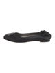 Tory Burch Satin Crystal Embellishments Ballet Flats