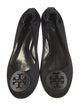 Tory Burch Satin Crystal Embellishments Ballet Flats