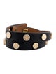 Tory Burch Leather Miller Stud Double Wrap Bracelet