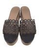 Tory Burch Patent Leather Lasercut Accents Slides