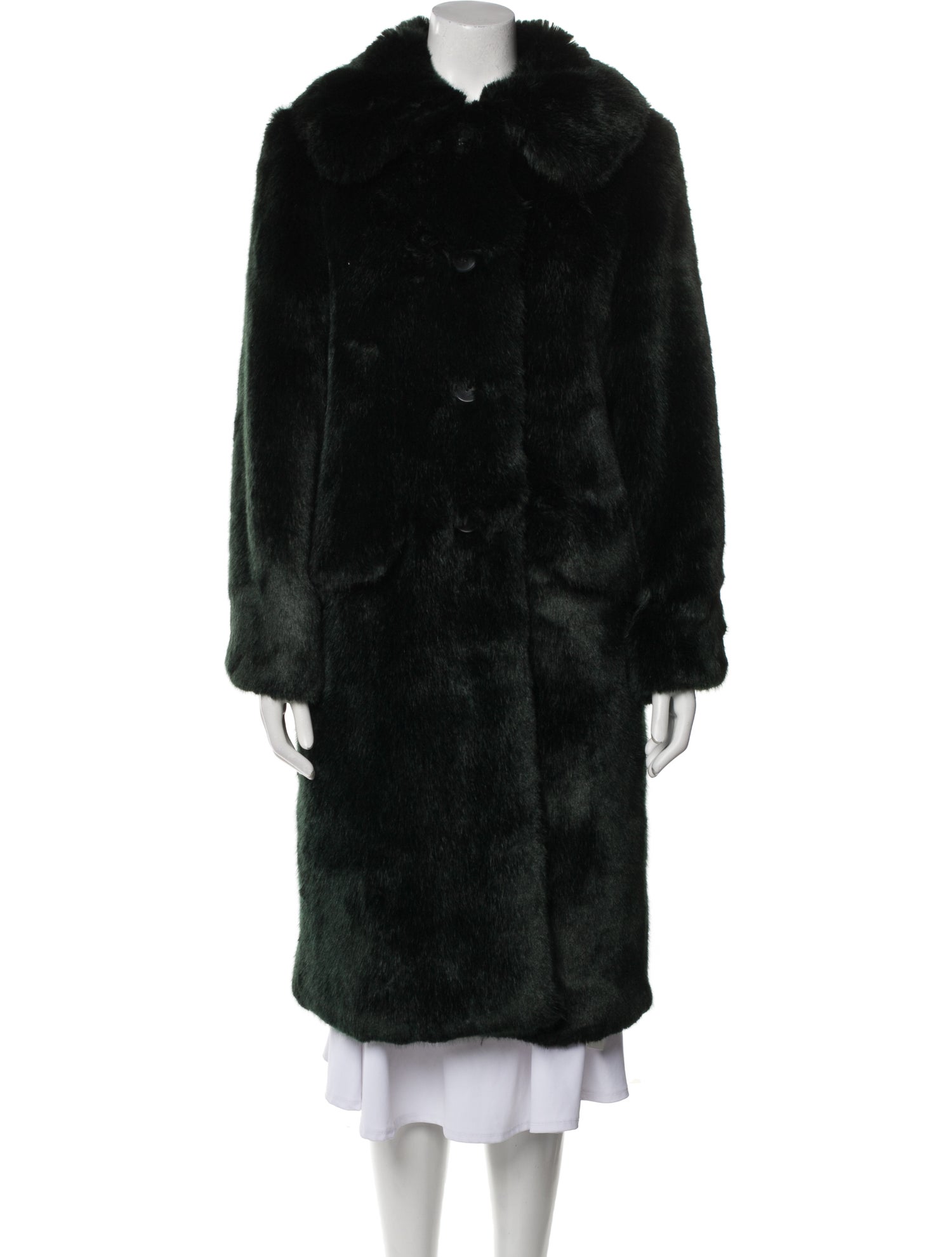 Tory Burch Faux Fur Faux Fur Coat