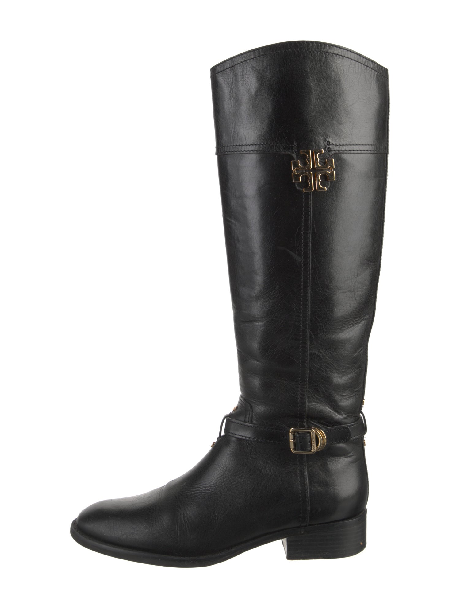 Tory Burch Leather Riding Boots