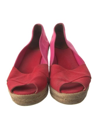 Tory Burch Canvas Embroidered Accent Pumps