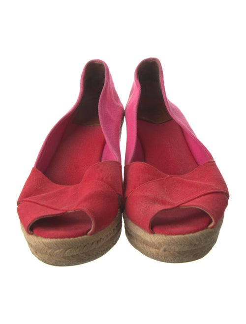 Tory Burch Canvas Embroidered Accent Pumps