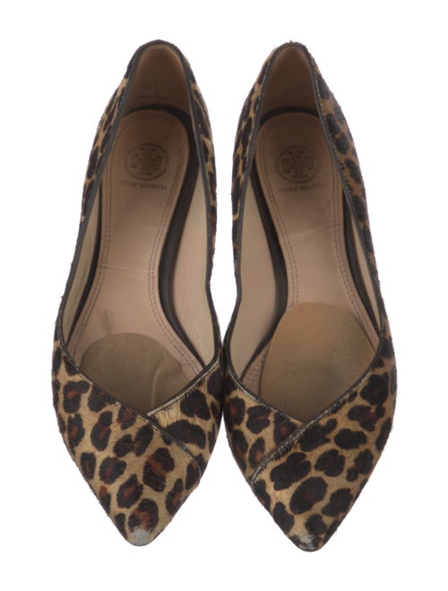 Tory Burch Ponyhair Animal Print Flats