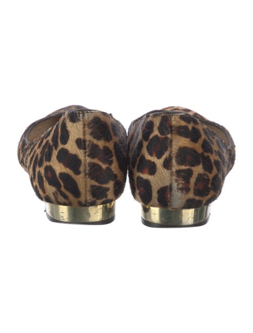 Tory Burch Ponyhair Animal Print Flats