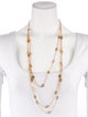 Tory Burch Multi-Strand Logo Necklace