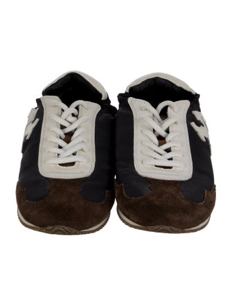 Tory Burch Suede Printed Sneakers